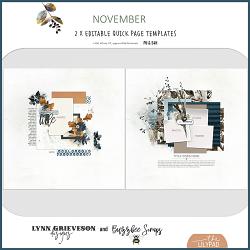 2 Page Layout Templates | Digital Templates – The Lilypad