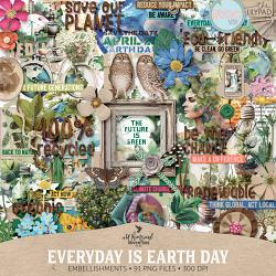 Everyday Is Earth Day Embellishments