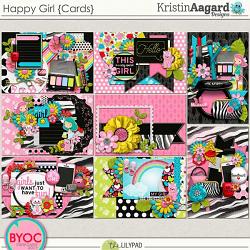 Digital Scrapbook Kit - Happy Girl