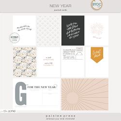 New Year Journal Cards by paislee press