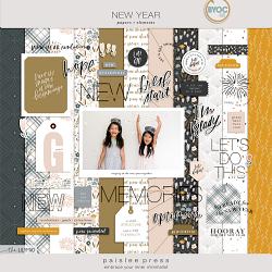 New Year Digital Scrapbook Kit by paislee press 