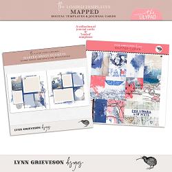 Mapped Digital Scrapbooking Collection by Lynn Grieveson