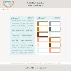 Winter Tales Word Strips & Labels