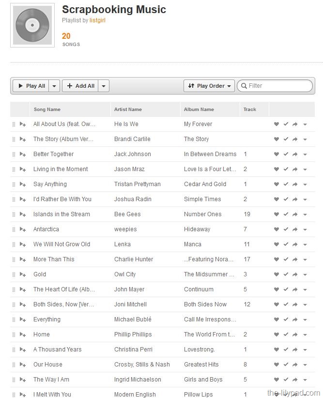 ScrapbookPlaylist ScrapbookPlaylist