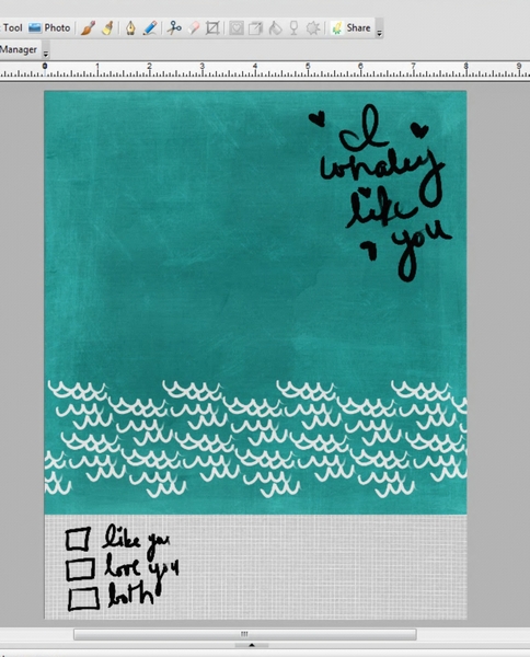 hybrid layout process word art