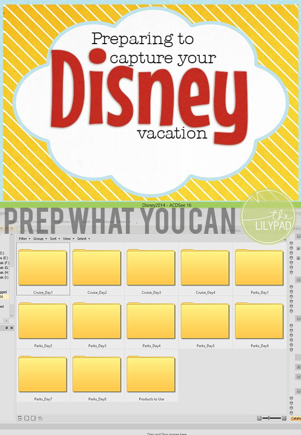 Preparing to Capture Your Disney Vacation: Prep What You Can