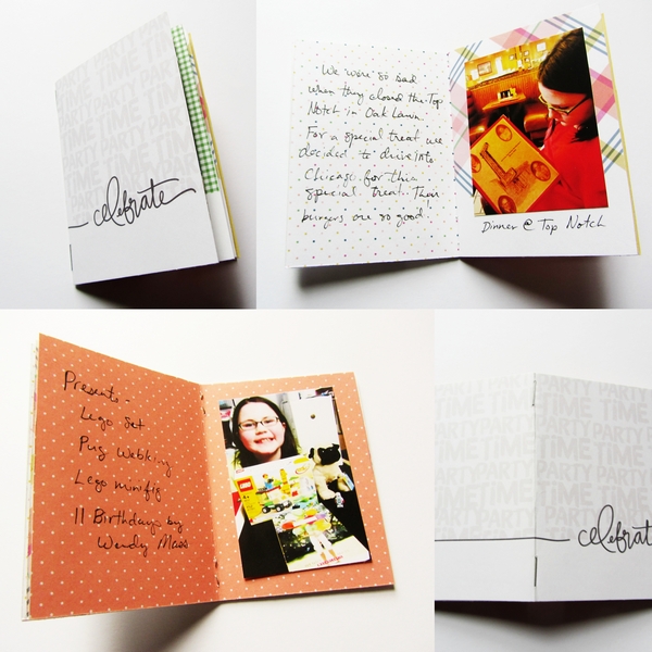 birthday mini album
