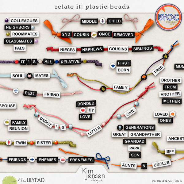 Relate It! Plastic Beads