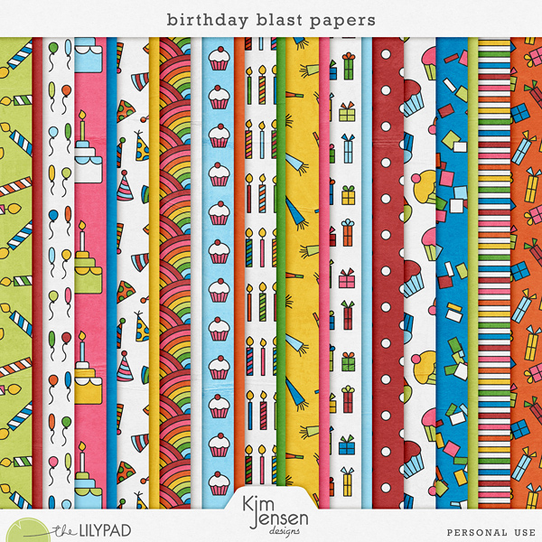 Birthday Blast Papers
