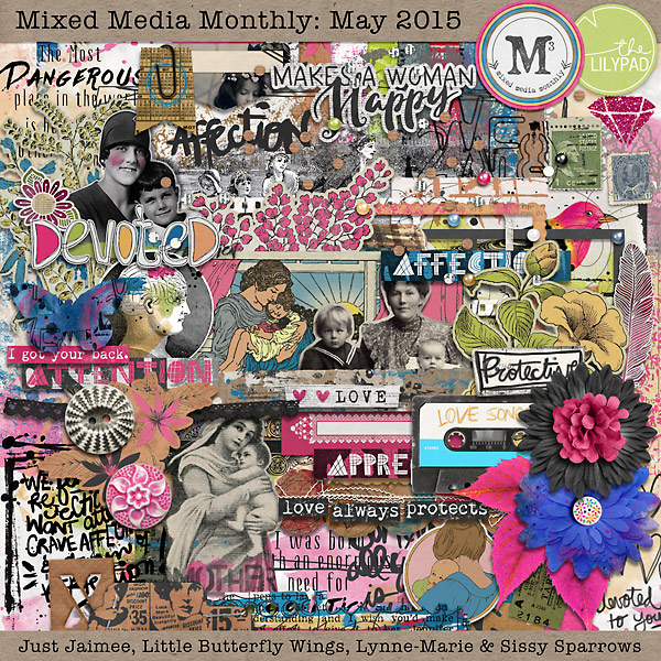 The Slightly Mysterious World of M3 (Mixed Media Monthly)