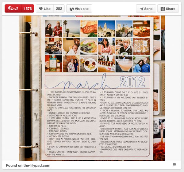 Photo collages by Christine (list girl) at the Lilypad