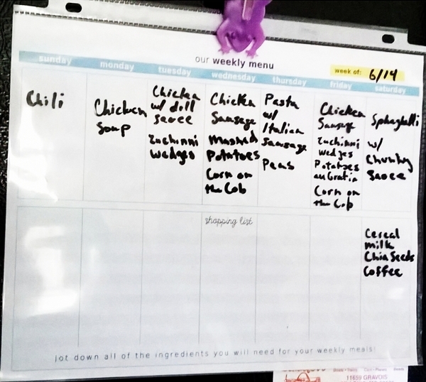 weekly menu 6-14