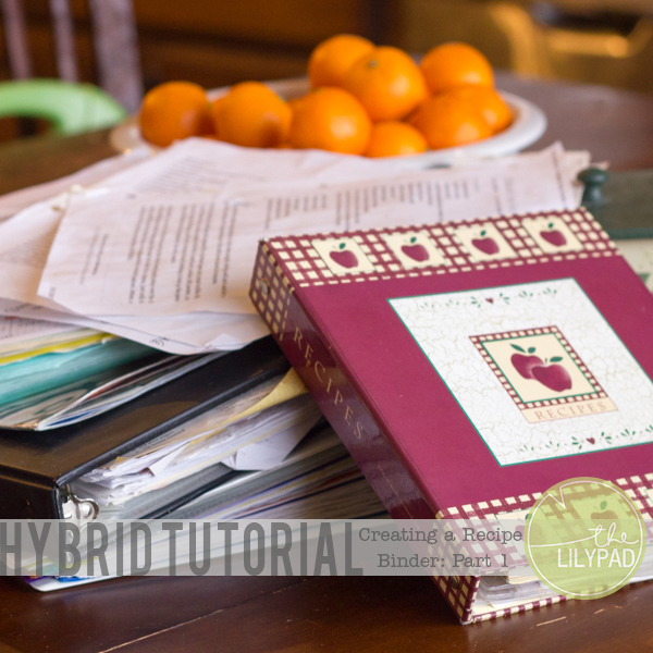 Recipe Binder Cover