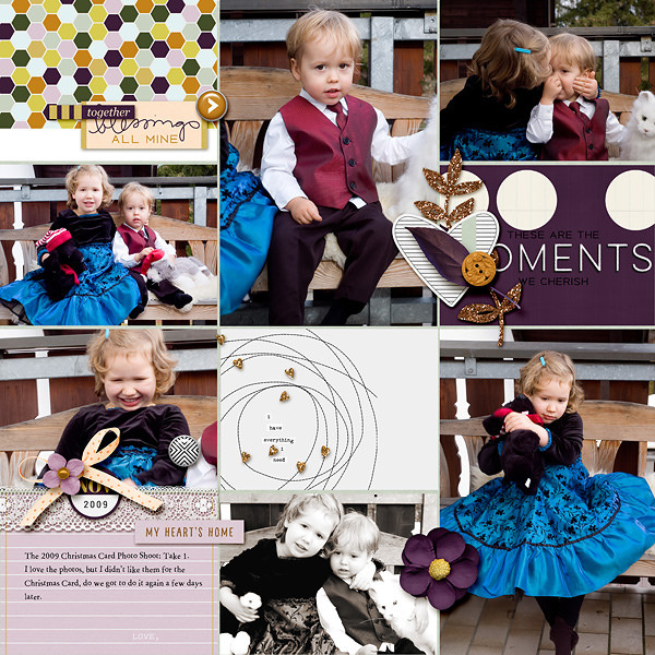 by Amber R at the Lilypad, using products from the November Memory Pockets Monthly Collection {HOME}