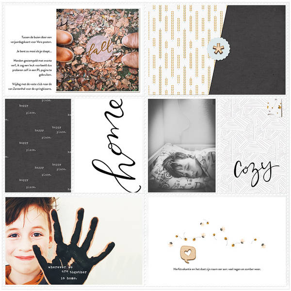 Fall by Jippo at the Lilypad using products from the Memory Pockets Monthly November Collection HOME