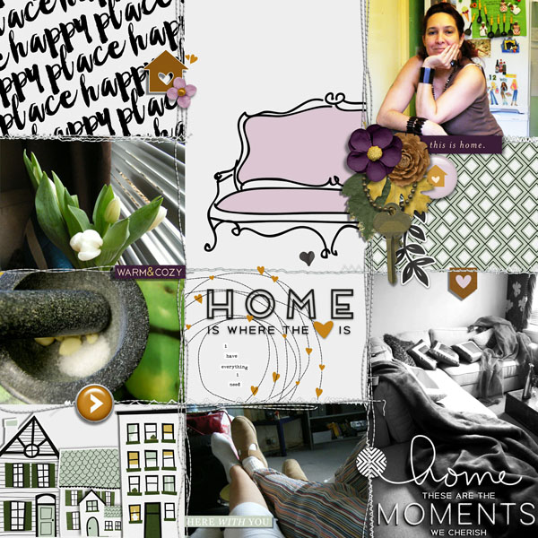 Our Home: Let's Do It Again by MrsPeel at the Lilypad, using products from the November Memory Pockets Monthly Collection {HOME}
