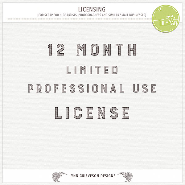 Lynn Grieveson 12 month license