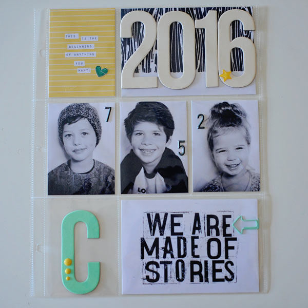 PL 2016 Title by mommy2boyz at the Lilypad using products from the Memory Pockets Monthly January 2016 Collection CHAPTER