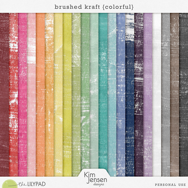 Brushed Kraft {Colorful}