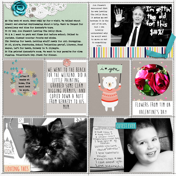 2015 Week 7 Right by scrapsandsass at the Lilypad using products from the Memory Pockets Monthly February Collection ADORE