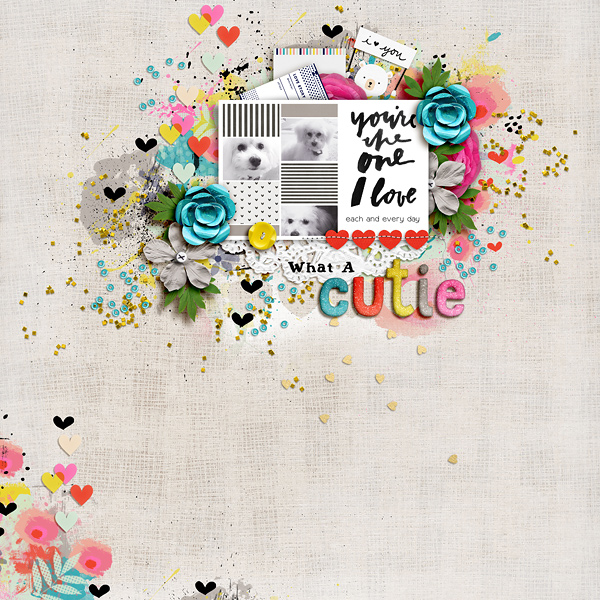 What A Cutie by EllenT at the Lilypad using products from the Memory Pockets Monthly Main Collection ADORE