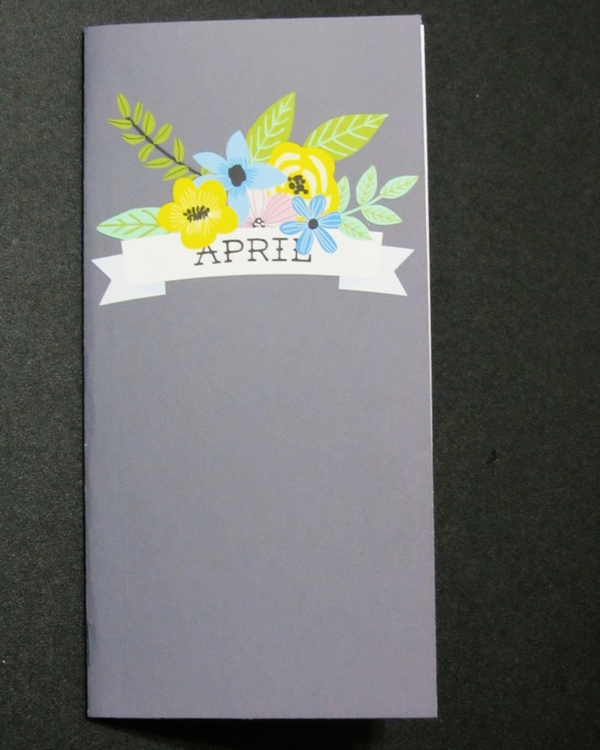 April Planner Insert Bound