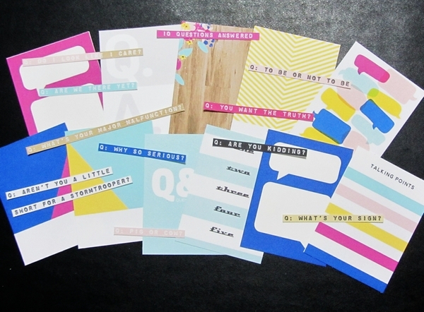 QandA mini book cutouts