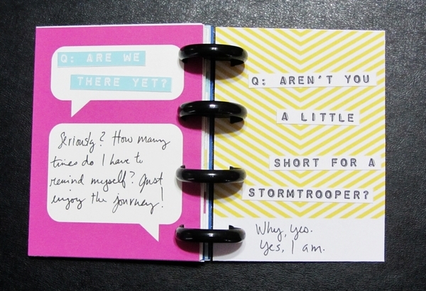 QandA mini book inside