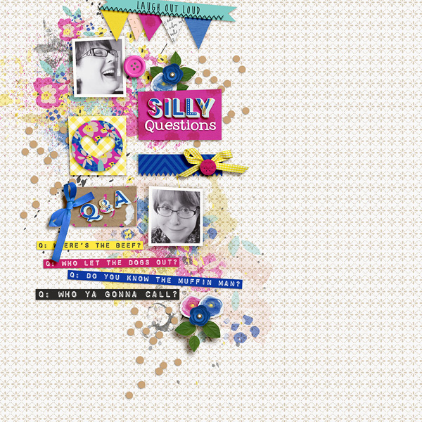 Silly Questions by EllenT at the Lilypad using products from the March Memory Pockets Monthly Main Collection Q&A