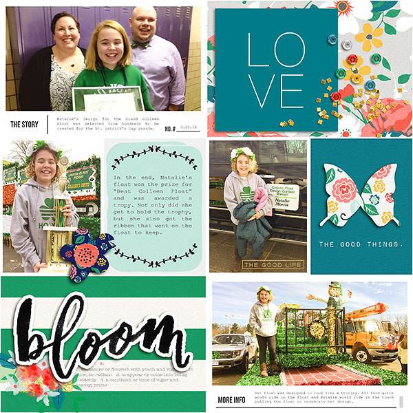 Bloom by SirScrapalot at the Lilypad using products from the May Memory Pockets Monthly Collection BLOOM