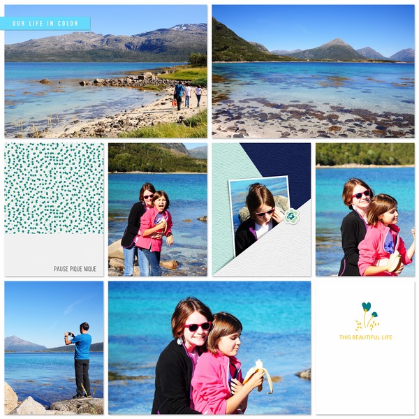 Pause Pique Nique by Katell at the Lilypad using products from the Memory Pockets Monthly May 2016 Collection BLOOM