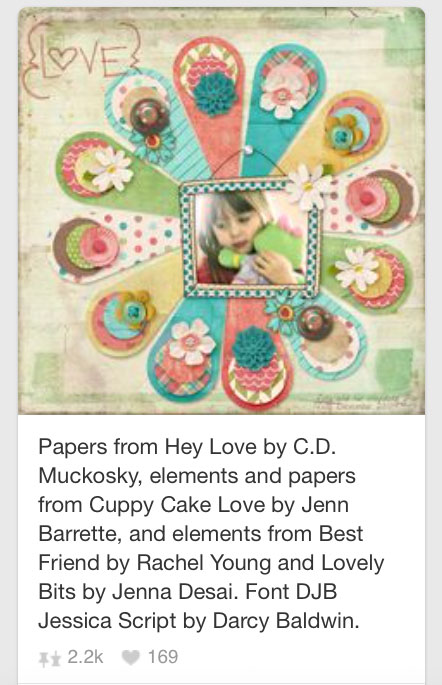 Lily and Lily by GlitterQueen on Pinterest using digital scrapbooking products from the Lilypad