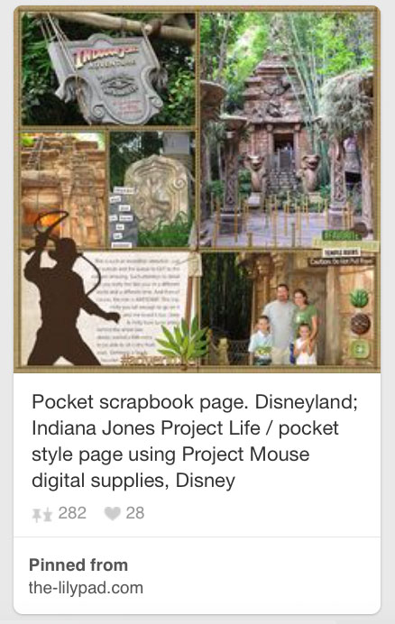 Indiana Jones by Kathleen on Pinterest using digital scrapbooking products from the Lilypad