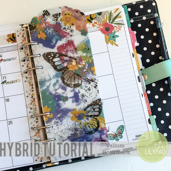 Hybrid Tutorial: Vellum Bookmarks