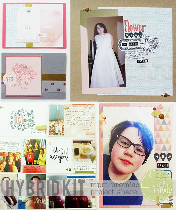 MPM Promise Hybrid Scrapbook Kit Project Share