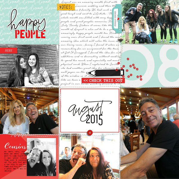 Aug 2015 Memories by MrsPeel at the Lilypad using products from the August 2016 Memory Pockets Monthly Collection DISCOVER