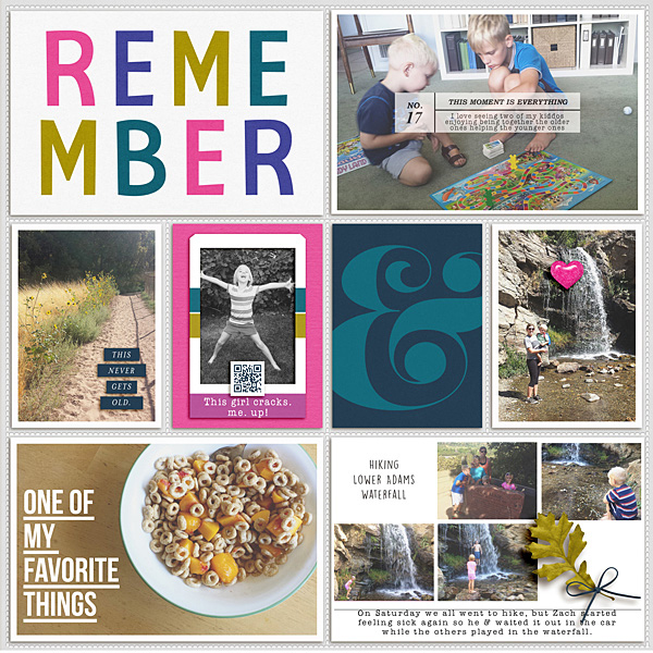 2016 week 35 - right side by Lynnette at the Lilypad using products from the October 2016 Memory Pockets Monthly Collection TIMELESS