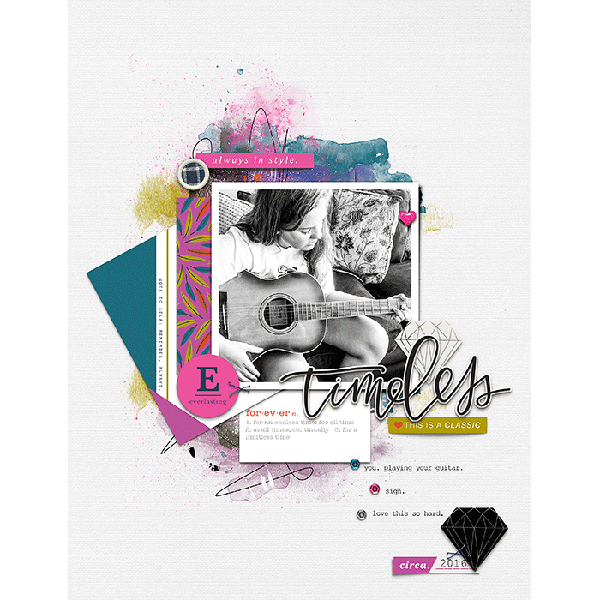 Timeless by jenn mccabe at the Lilypad using products from the Memory Pockets Monthly October 2016 Collection TIMELESS