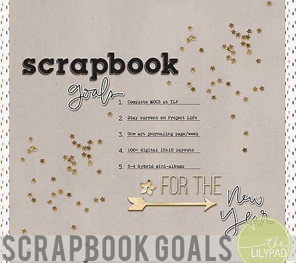 Scrapbooking Goals for the New Year