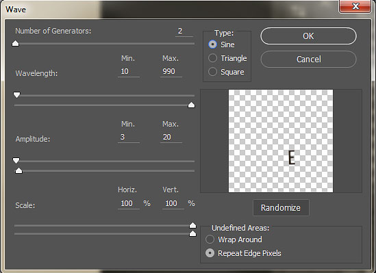 Distort-Wave-Settings