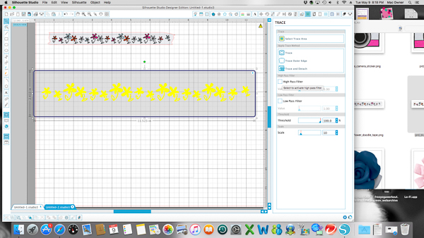 Steps for tracing PNG elements in Silhouette Studio