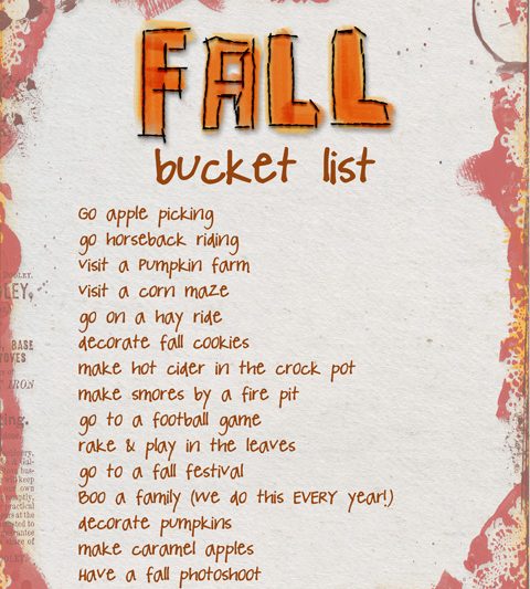 Fall check list!