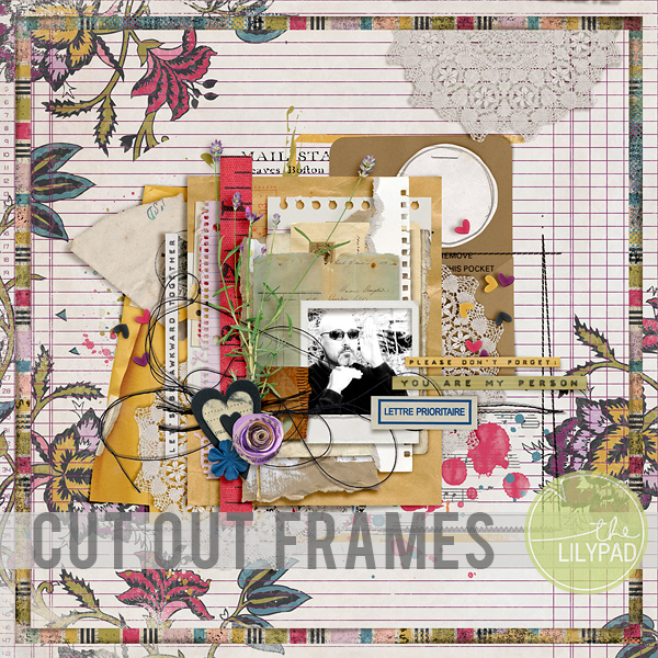 Create a Cut Out Frame in Photoshop/PSE