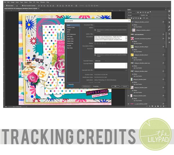 Tracking Credits using File Info