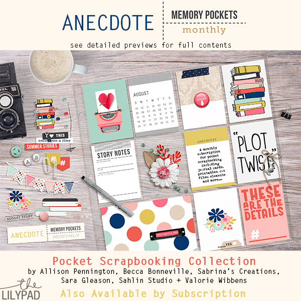 Memory Pockets Monthly: Anecdote