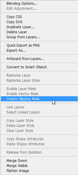 Create Clipping Mask