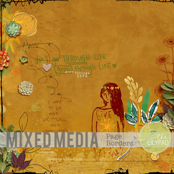 Mixed Media Page Borders