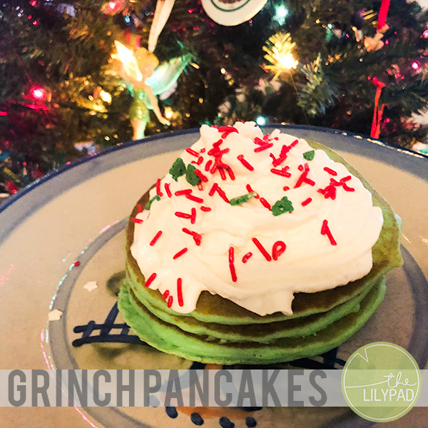 How to Make Grinch Pancakes for Christmas! - A Better Life Lived