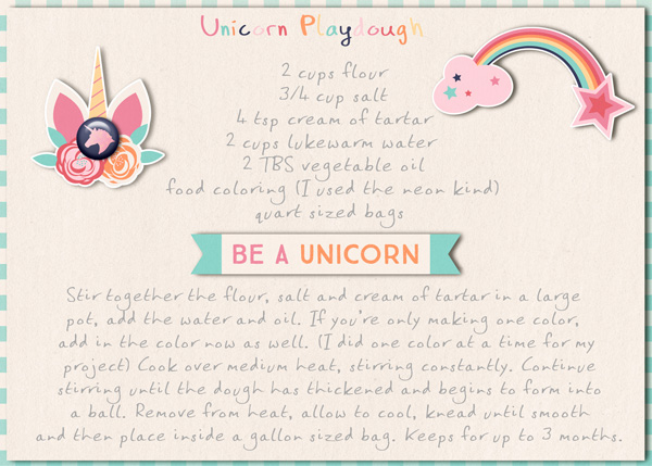 Unicorn Playdough!