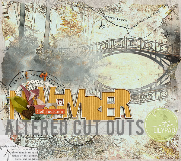 Altering Digital Cut Out Elements